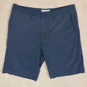 Travis Mathew Mens 38 Golf Shorts Black Mid Rise Regular Fit Pockets‎